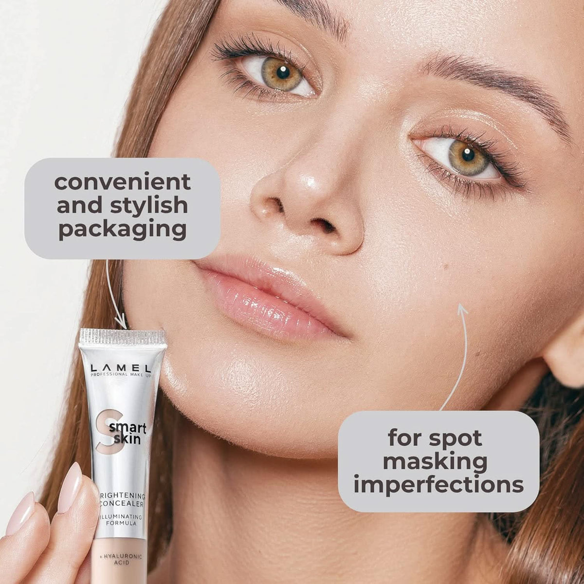 LAMEL Smart Skin Brightening Concealer - 402 Natural Beige