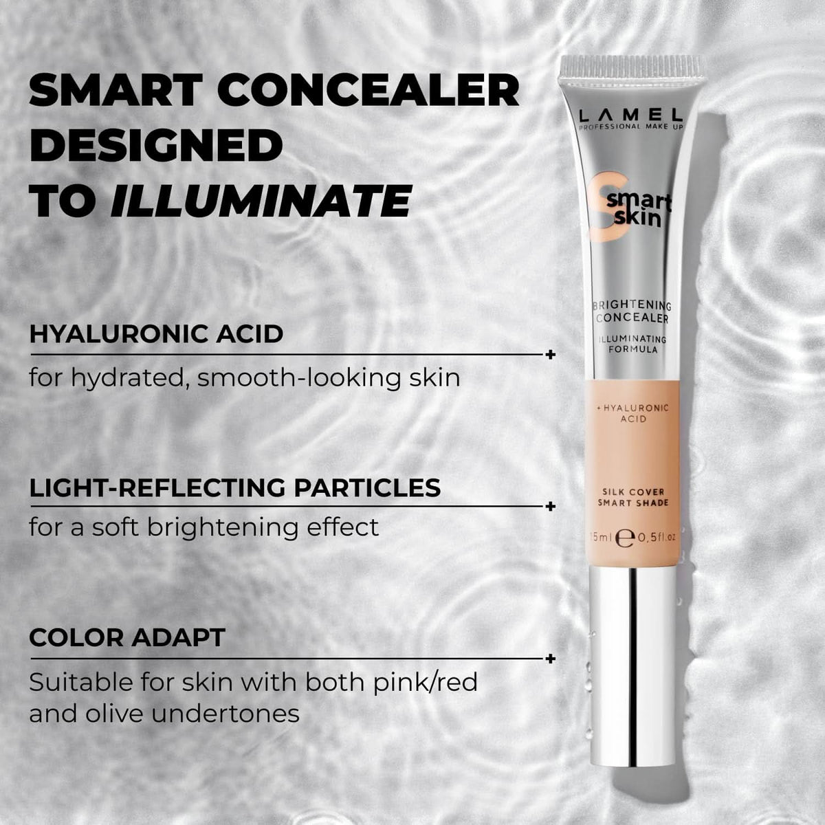 LAMEL Smart Skin Brightening Concealer - 403 Light Medium 15ml