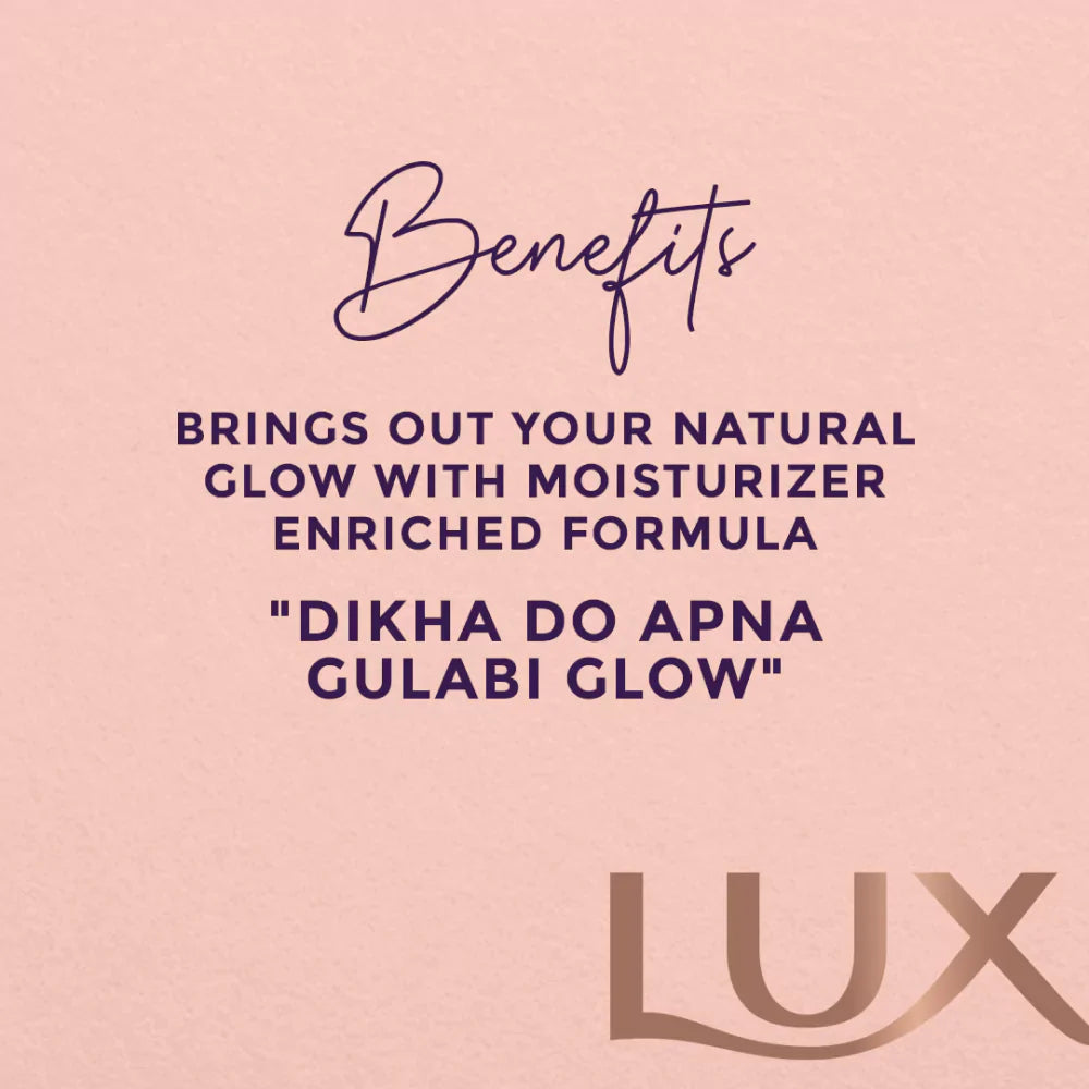 Lux Sc Bar Pink Rose Glow & Vitamin E 175G