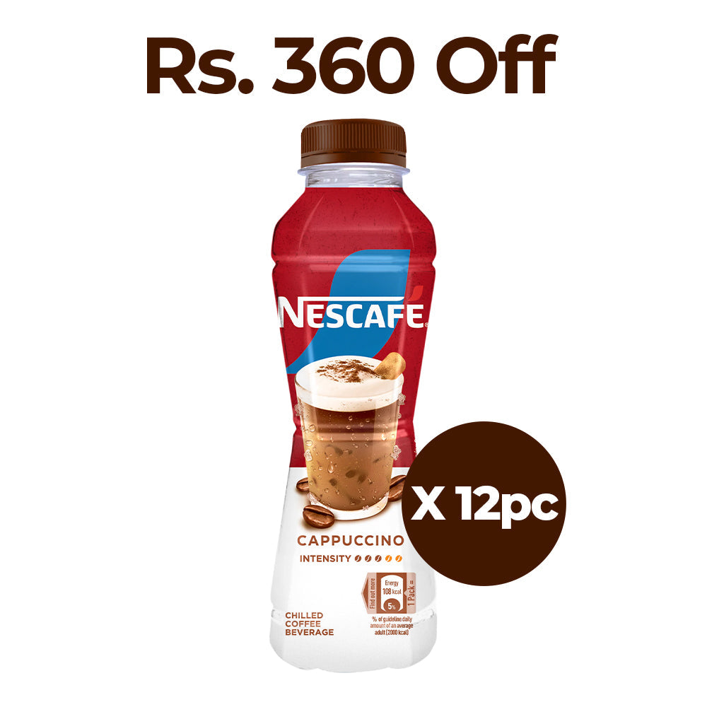 Nescafe Cappuccino Intensity Coffee 210ml X 12 ( Promo Pack )
