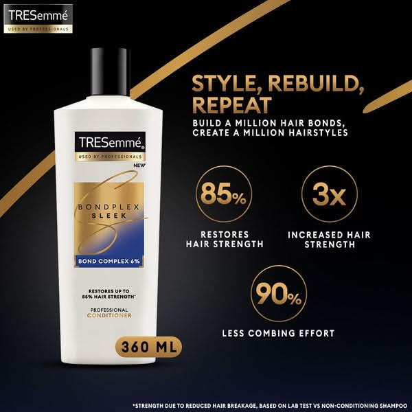 TRESEMME BONDPLEX SLEEK AND REPAIR CONDITIONER 360ML
