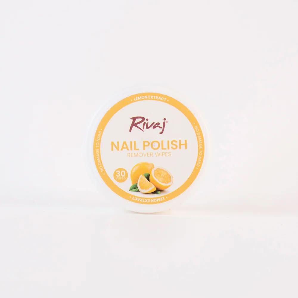 Rivaj Nail Polish Remover Wipes LEMON