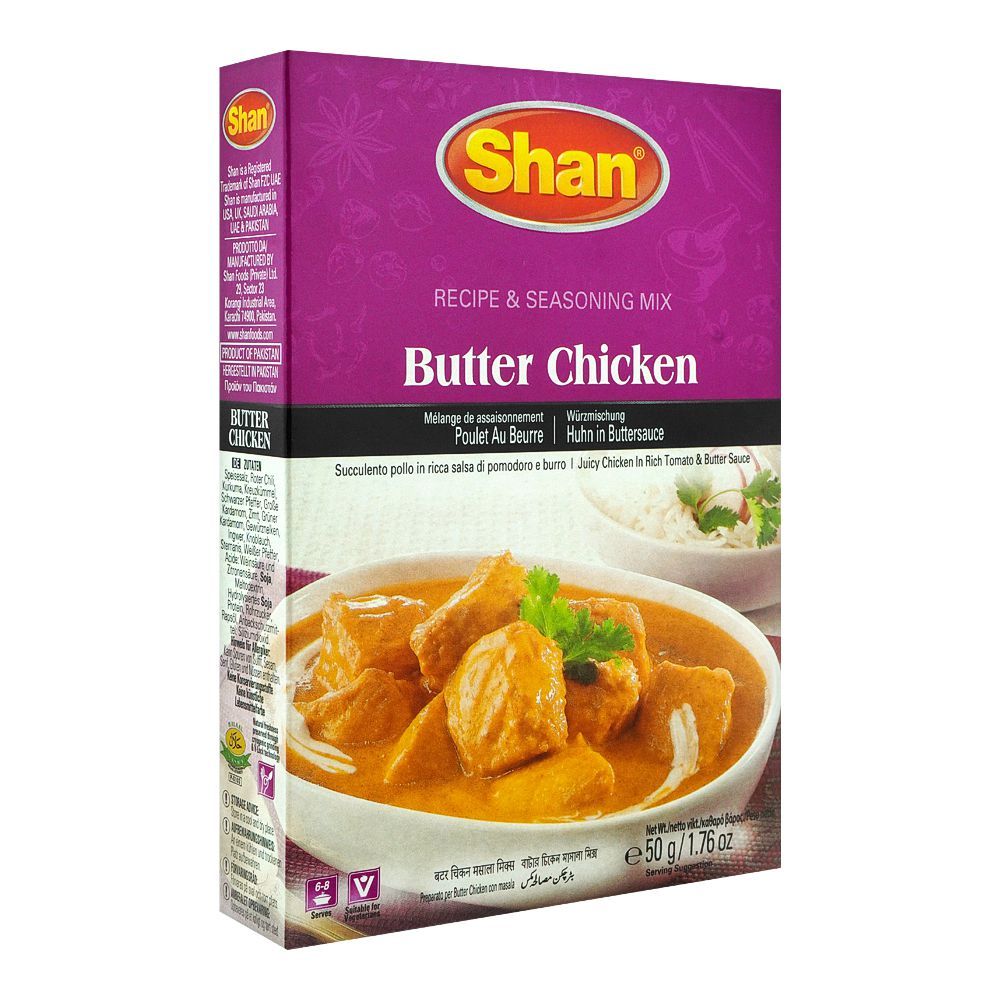 Shan Butter Chicken Mix Recipe Masala 50g