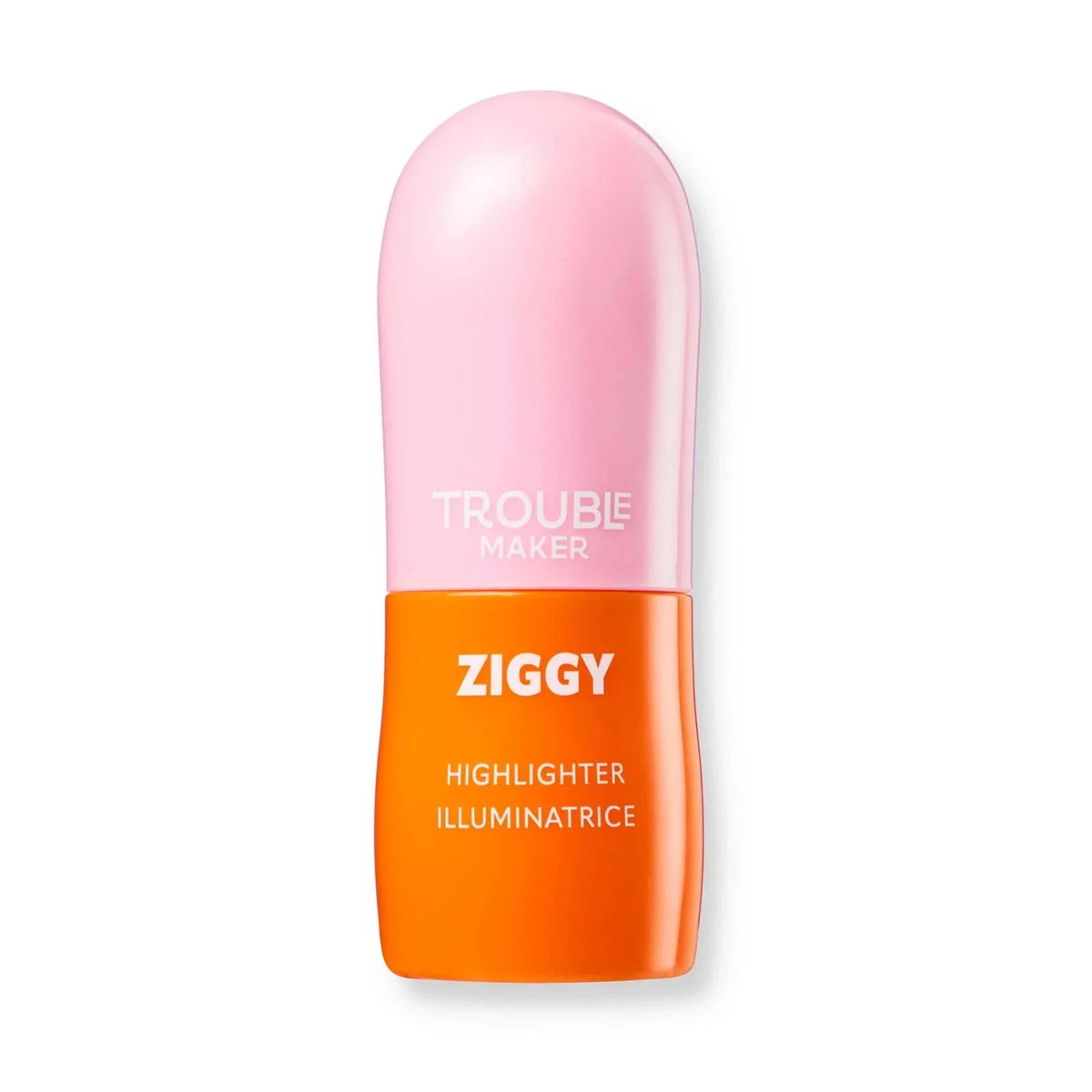 Trouble Maker Ziggy Stick Glass Highlight Earthling Pink