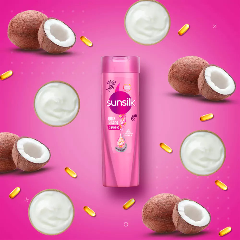 SUNSILK SHAMPOO THICK&LONG 360ML