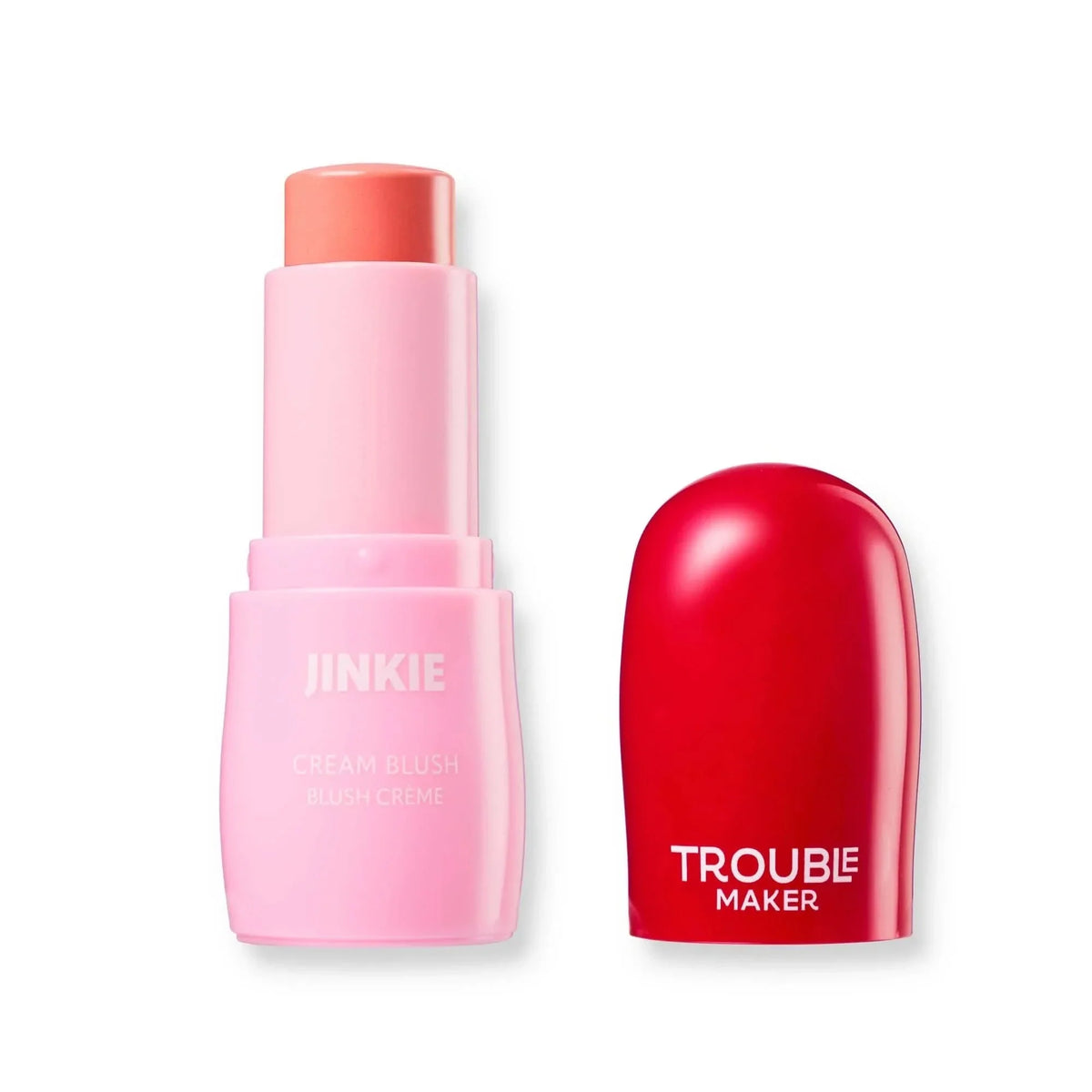 Trouble Maker Jinkie Stick Cream Blush Too Much Baby Pink