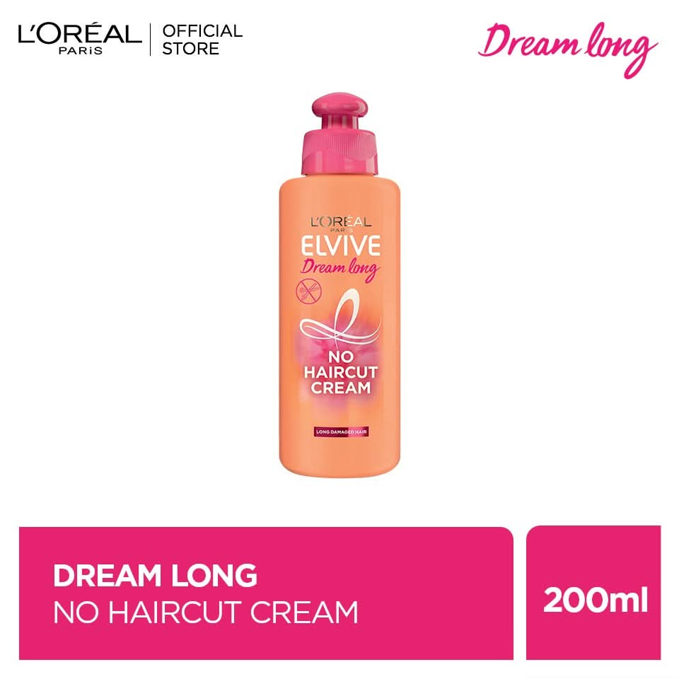 L'oreal paris dream long no haircut cream 200 ml - for longer & stronger hair