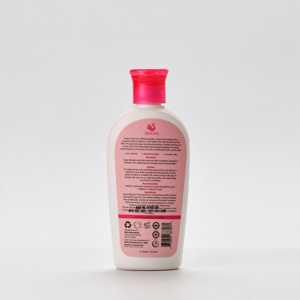 Swansi Vitamin C Whitening Body Lotion 200ml