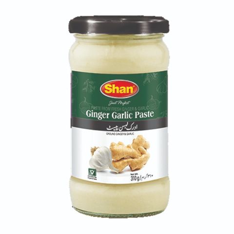 Shan Ginger Garlic Paste, Bottle, 310g