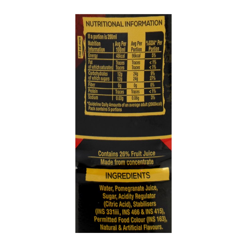 Nestle Fruita Vitals Kandahari Red Anaar Fruit Drink 1L Pet Bottle