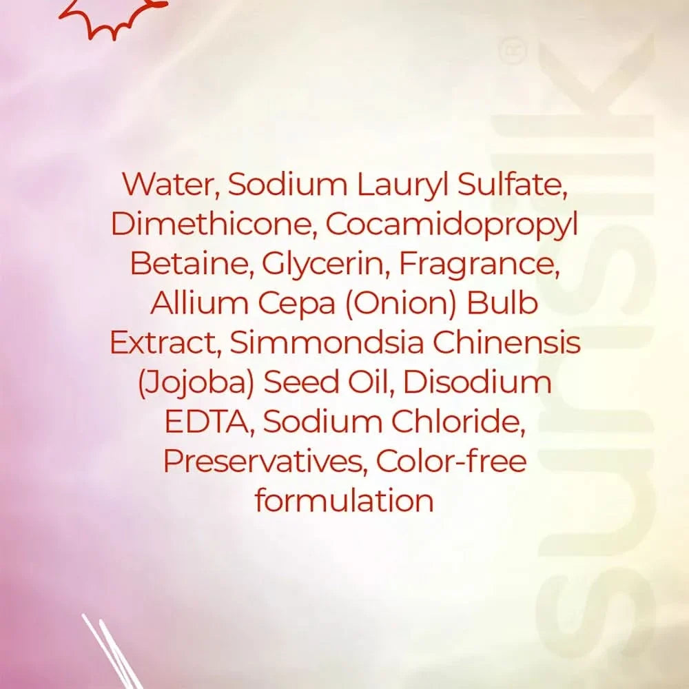 sunsilk onion & jojoba oil shampoo 205ml