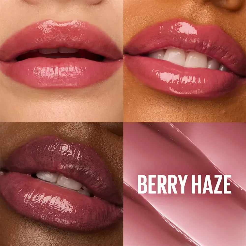 Maybelline Lifter Glaze, Tinted Lip Oil Balm with cherry extract - 24Hr Hydrated Lips
