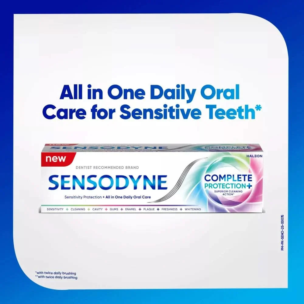 Sensodyne Complete Protection + Superior Cleaning Action Toothpaste 100g