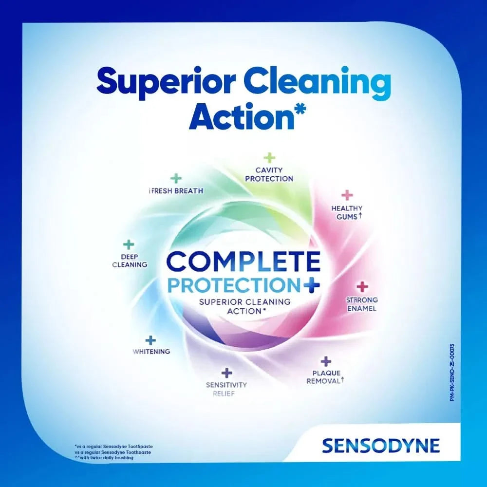 Sensodyne Complete Protection + Superior Cleaning Action Toothpaste 100g