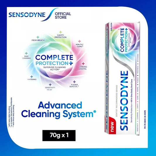 Sensodyne Complete Protection + Superior Cleaning Action Toothpaste 70g