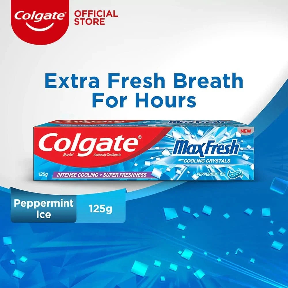 Colgate MaxFresh Peppermint Ice Toothpaste 125g