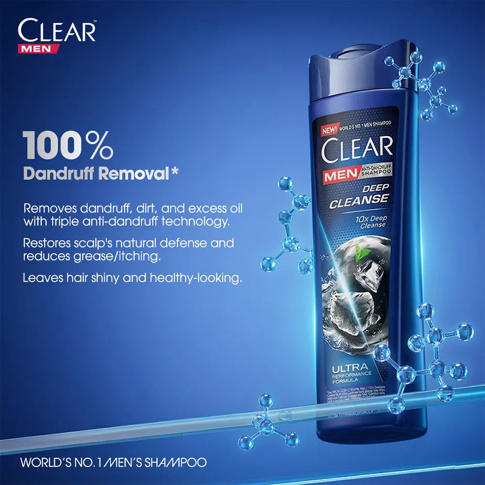 CLEAR SHMP DEEP CLEANSE 380ML