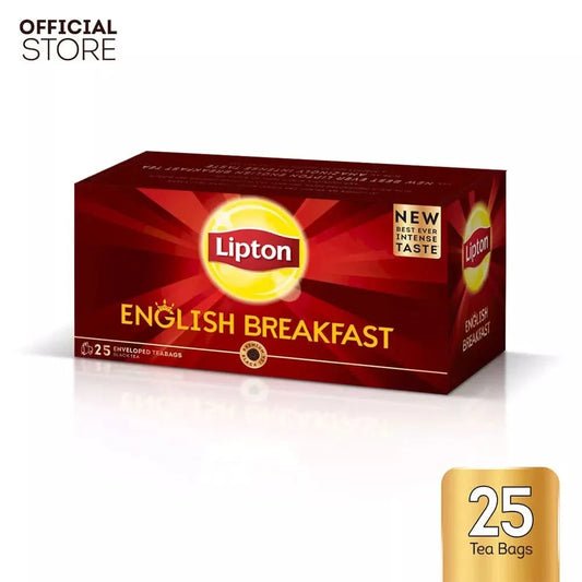 Lipton English Breakfast 25 Tea Bags | Rich Intense Black Tea