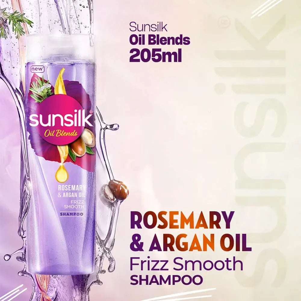 SUNSILK ROSEMARY & ARGON OIL 24X205ml