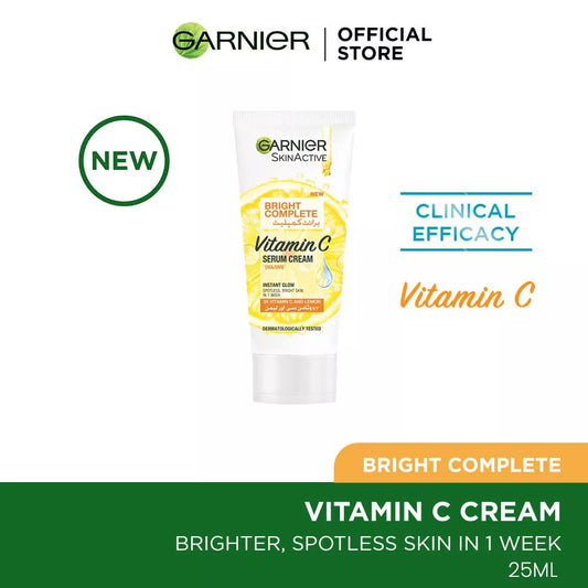 Garnier skin active bright complete cream 25ml - for brighter skin