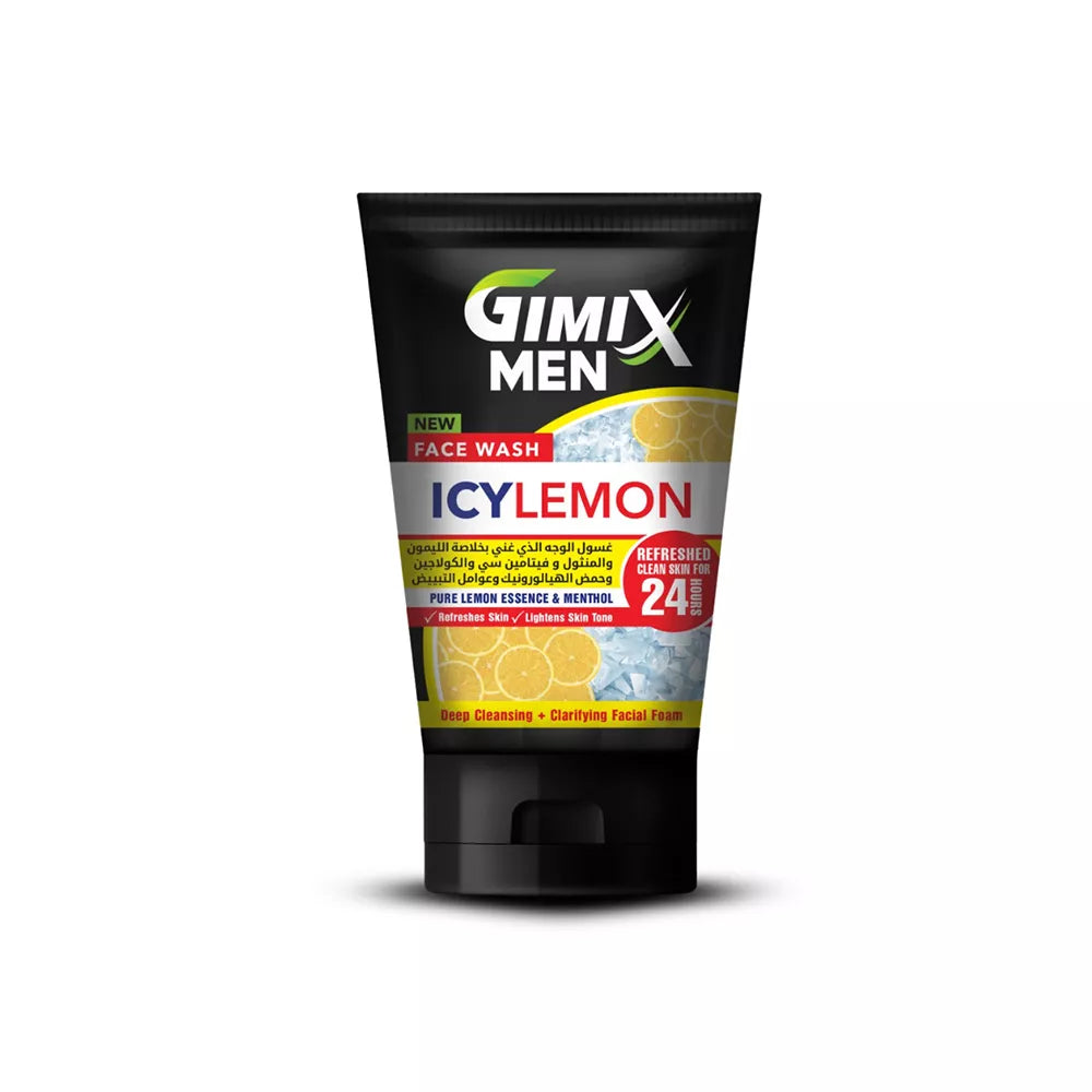 GIMIX FACE WASH - ICY LEMON -  YELLOW