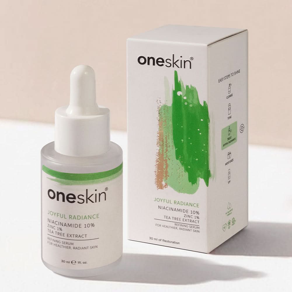 Joyful Radiance - Niacinamide 10%, Zinc 1%, Tea Tree Extract - 30ml