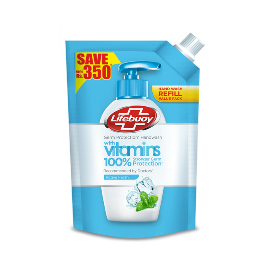 LIFEBUOY - ACTIVE FRESH HANDWASH - 900ML
