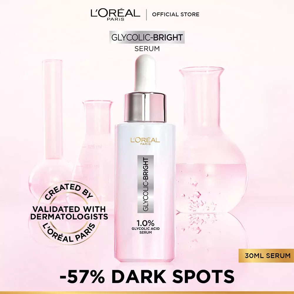 Loreal Paris Glycolic Bright Instant Glowing Face Serum 30ML