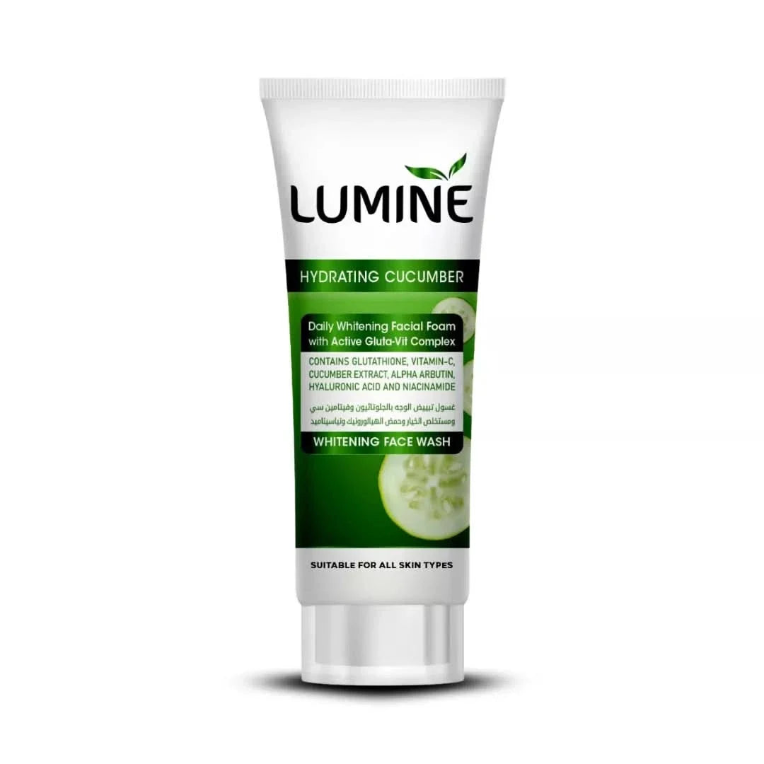 LUMINE FACE WASH - HYDRATING CUCUMBER -  GREEN
