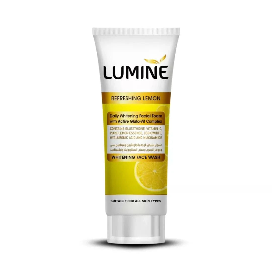 LUMINE FACE WASH - REFRESHING LEMON -  YELLOW