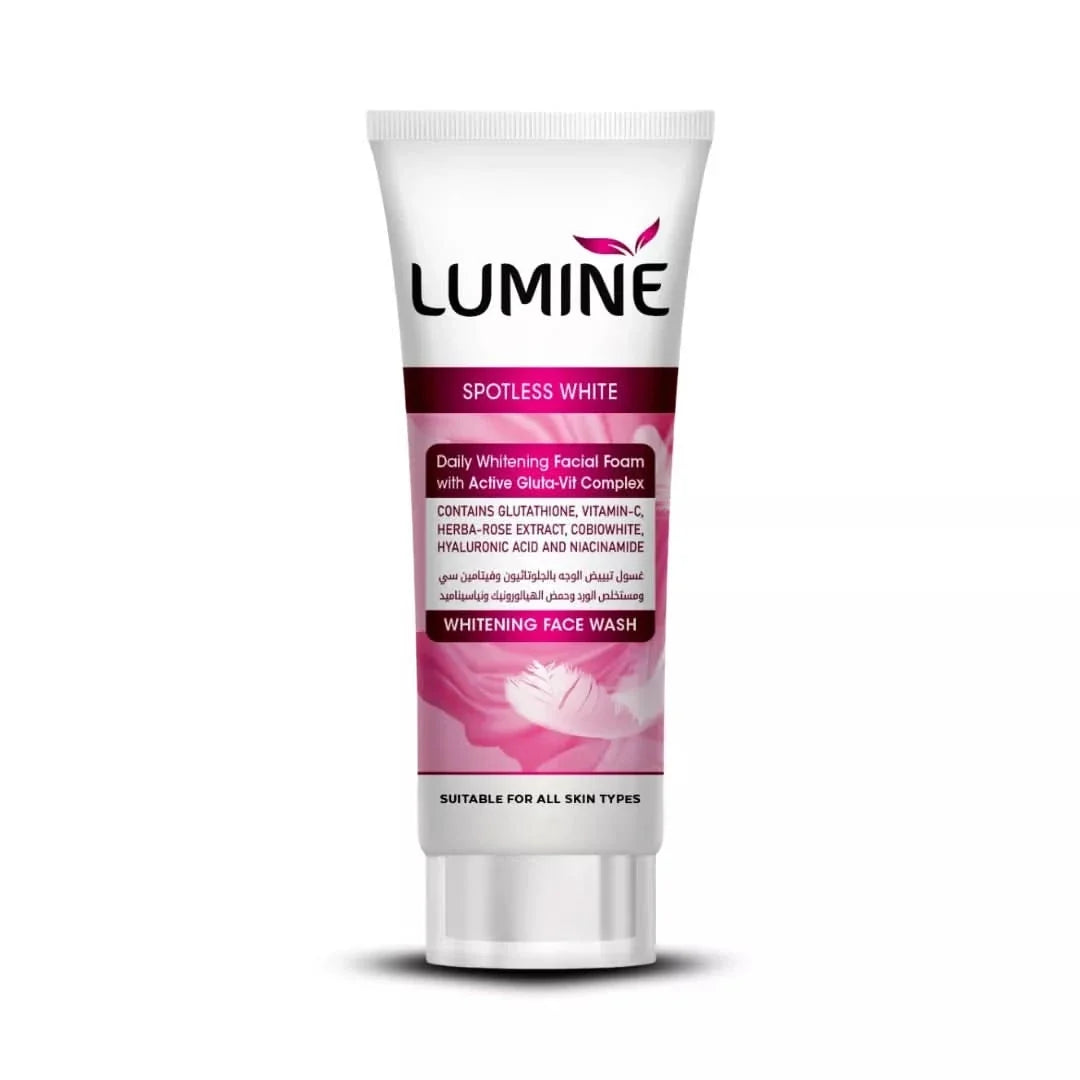 LUMINE FACE WASH - SPOTLESS WHITE -  PINK