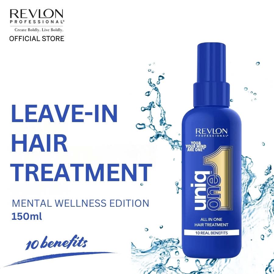 UniqONE Repair Hair Spray Leave-In Treatment - 150ml - "All-in-One" 10 Benefits Hair Serum - Mental Wellness Edition