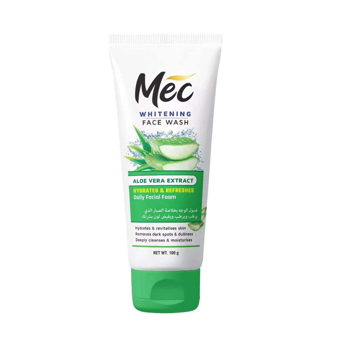 MEC FACE WASH - ALOE VERA EXTRACT -  GREEN