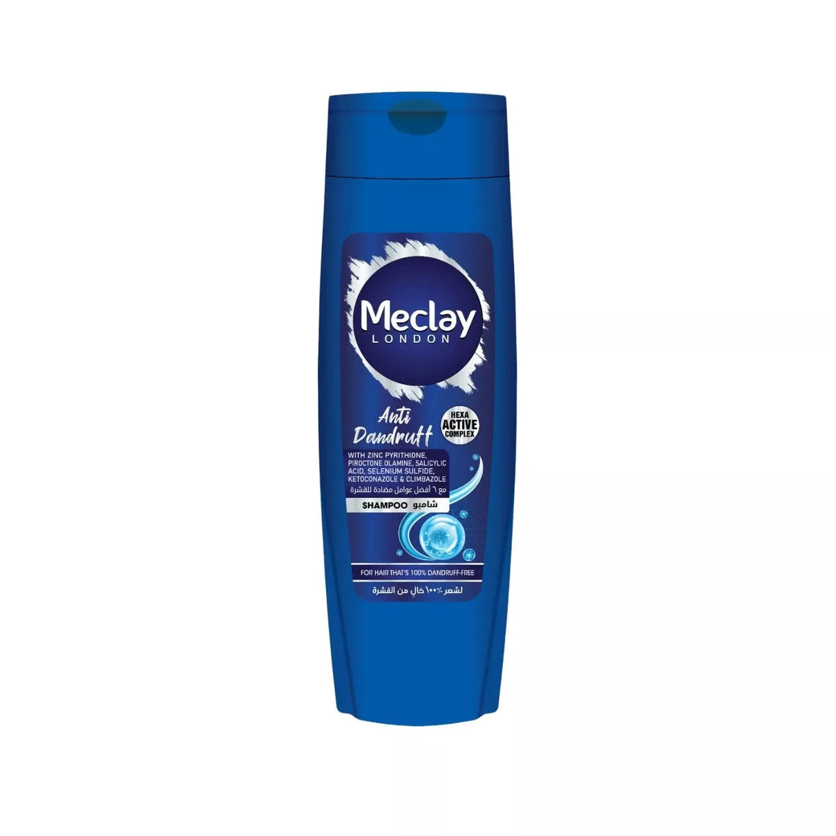 MECLAY LONDON SHAMPOO - ANTI DANDRUFF -  BLUE - 185 ml