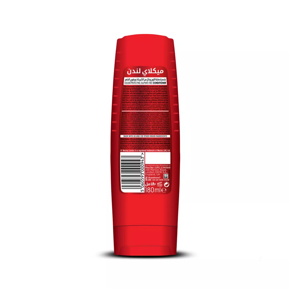 MECLAY LONDON SHAMPOO - COLOUR PROTECT -  RED - 360 ml