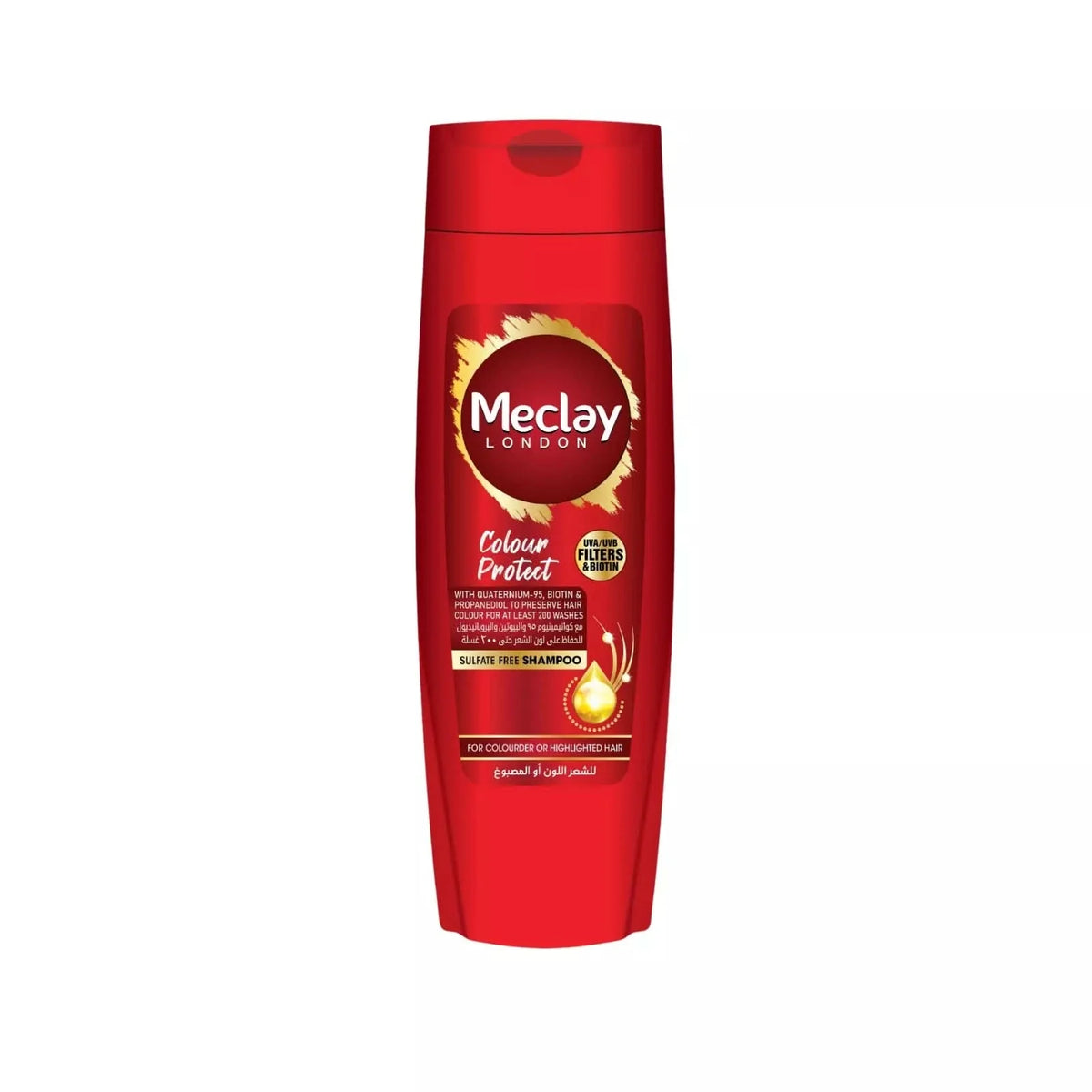 MECLAY LONDON SHAMPOO - COLOUR PROTECT -  RED - 185 ml