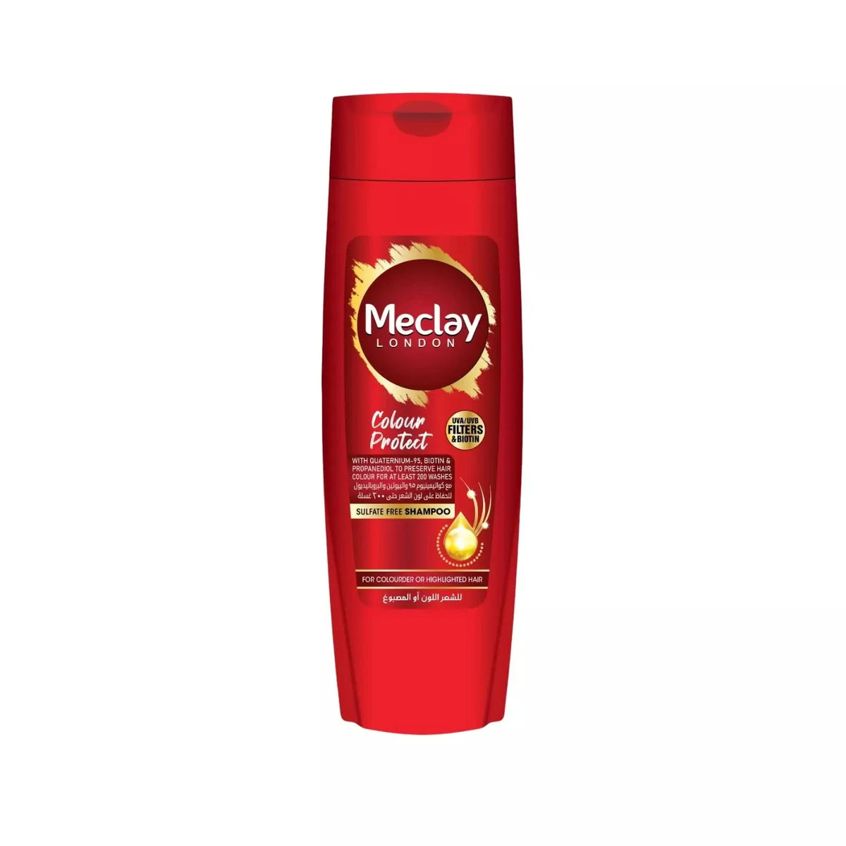 MECLAY LONDON SHAMPOO - COLOUR PROTECT -  RED - 360 ml