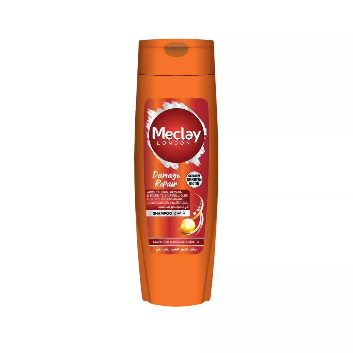 MECLAY LONDON SHAMPOO - DAMAGE REPAIR -  ORANGE - 185 ml