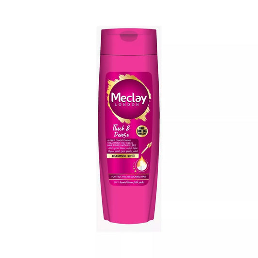 MECLAY LONDON SHAMPOO - THICK & DENSE -  PINK - 360 ml