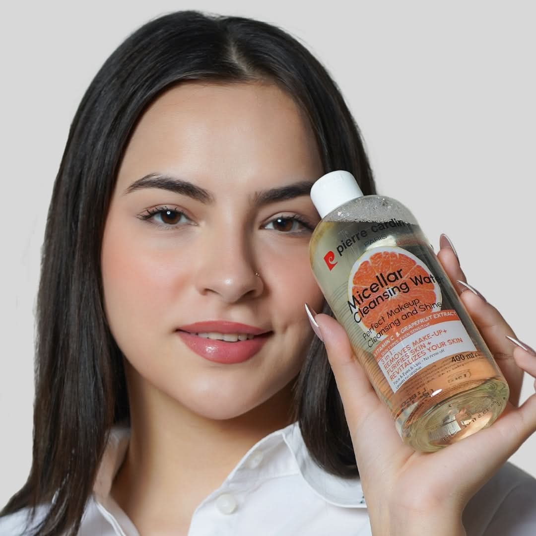 Pierre Cardin Paris Cleansing Micellar Water 400ml - With Pink Grapefruit And Vitamin C