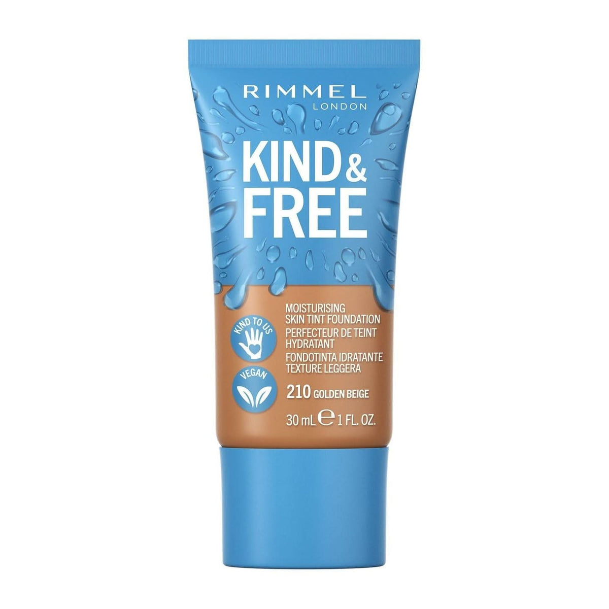 Rimmel London Lasting Finish Foundation 210 Golden Beige 30 Ml