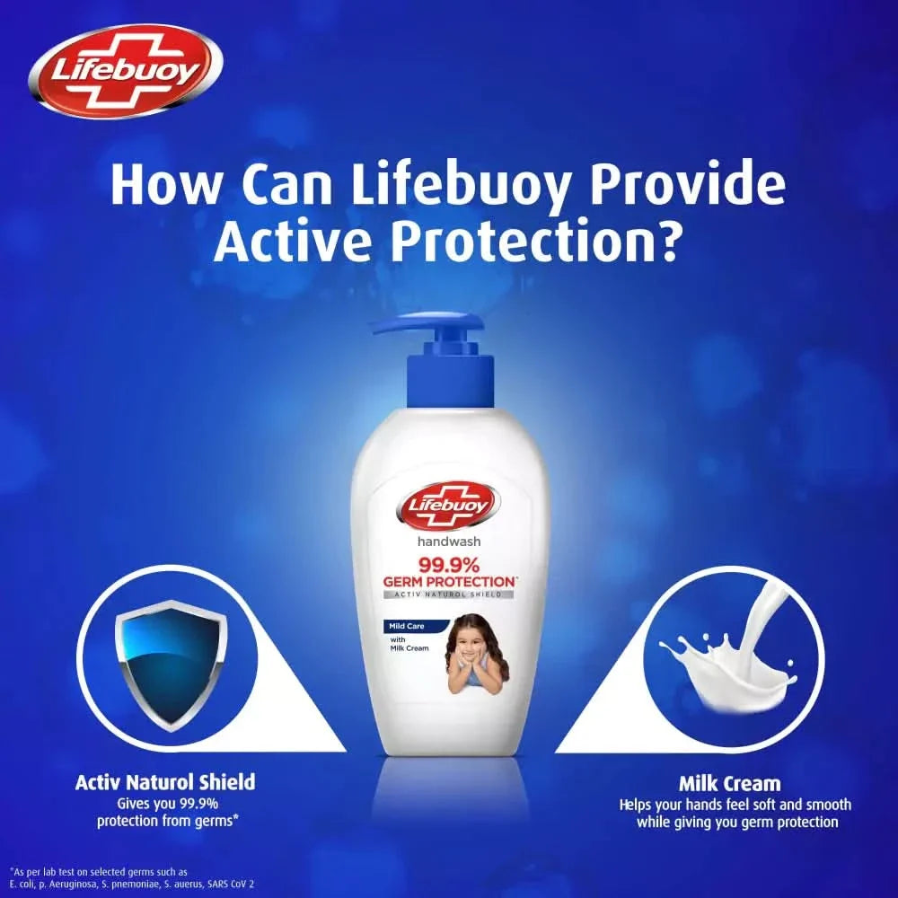 LIFEBUOY MILD CARE HANDWASH 200ML