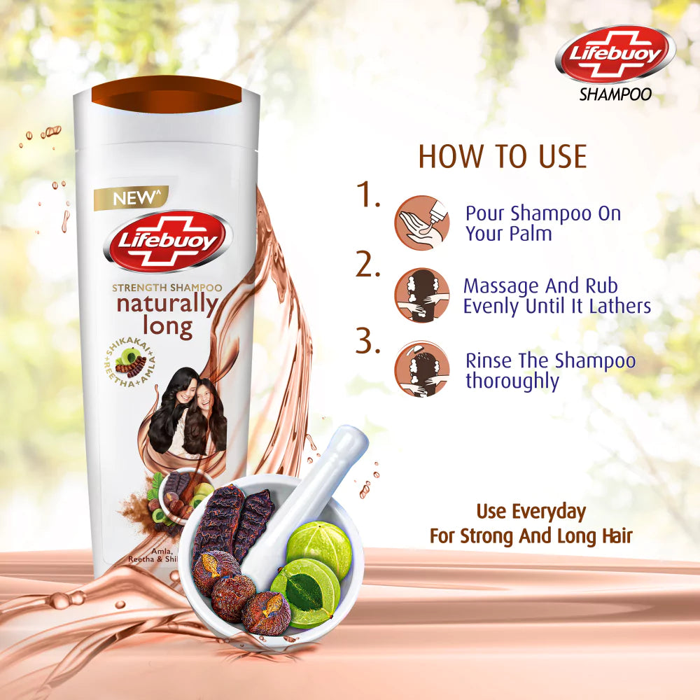 Lifebuoy Shampoo Naturally Long 175Ml