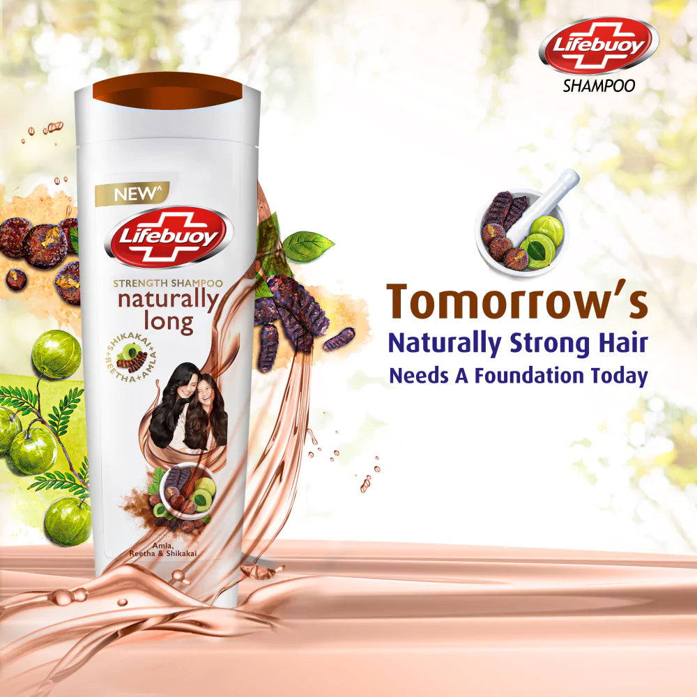 Lifebuoy Shampoo Naturally Long 370Ml