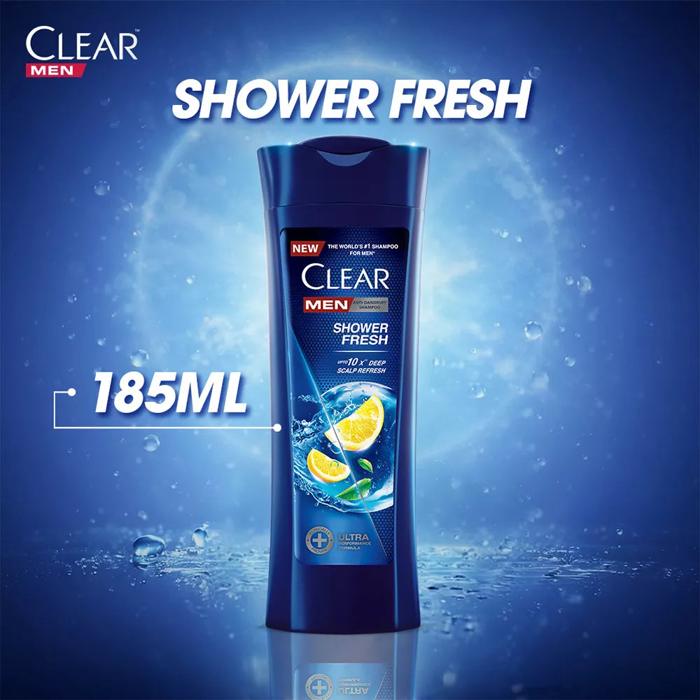CLEAR SHMP SHOWER FRESH PI 185ML