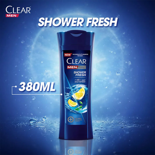 CLEAR SHMP SHOWER FRESH PI 380ML