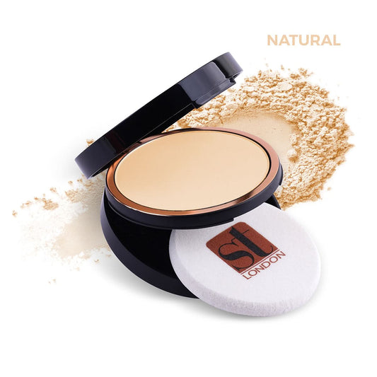 St London Dual W&D Compact Powder- Natural