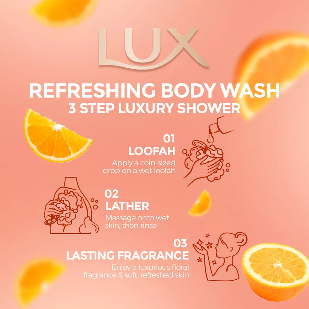 LUX TANGERINE BODYWASH 250ML