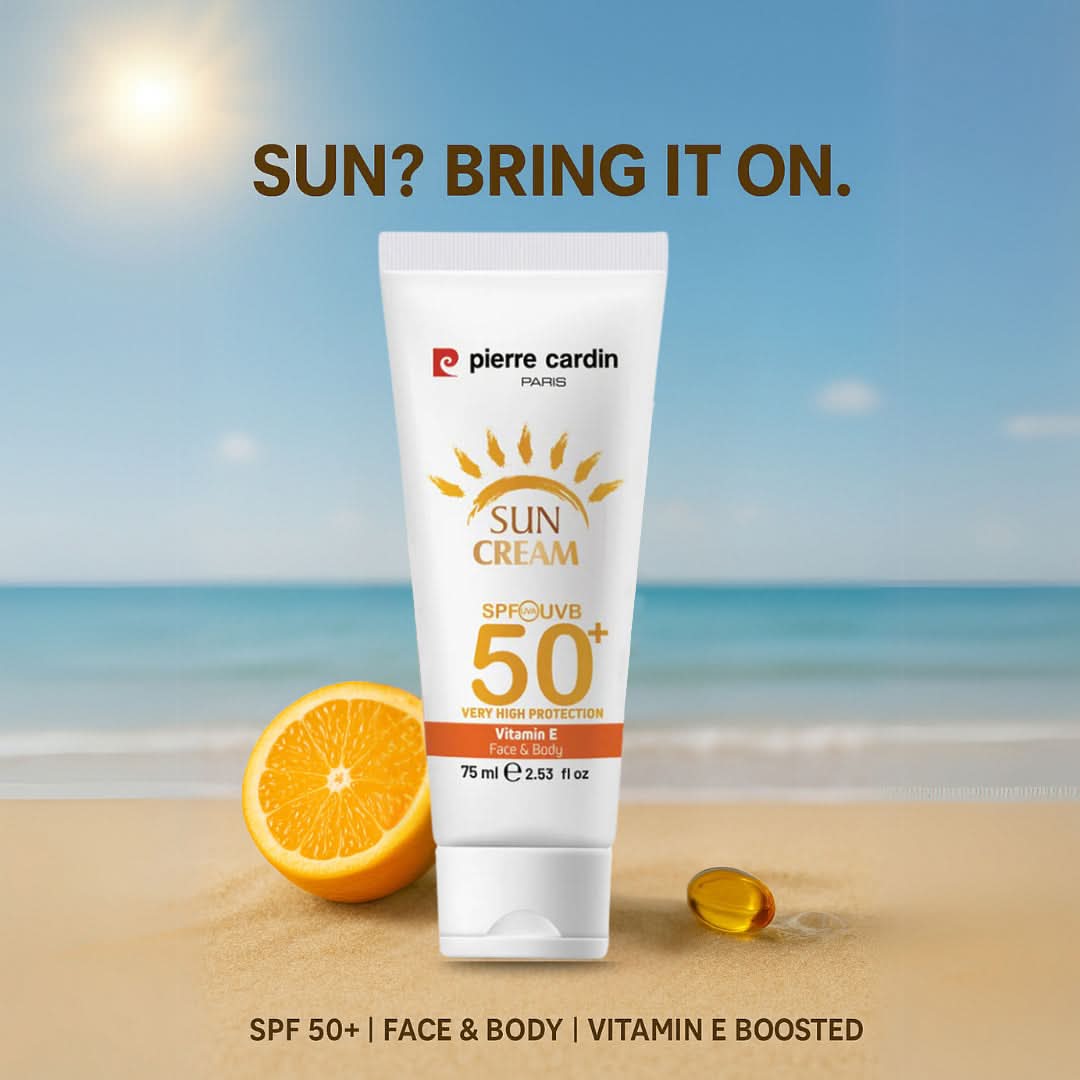 Pierre Cardin Paris Sun Cream 50+ SPF High Protection 75ml