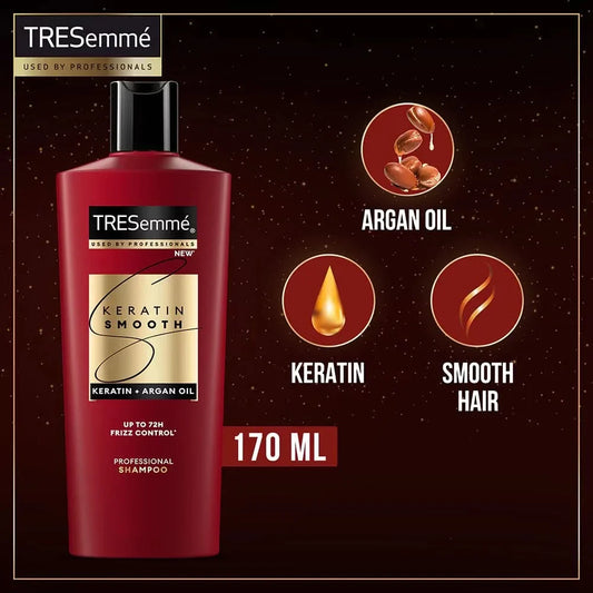 TRESEMME KERATIN SMOOTH AND STRAIGHT SHAMPOO 170ML